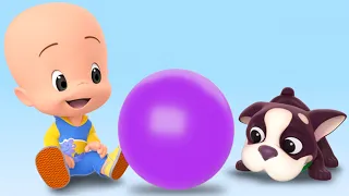 Learn with Cuquin's purple ball | Educational videos