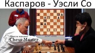 Chess. 53-years old Kasparov vs 22 years old Wesley So