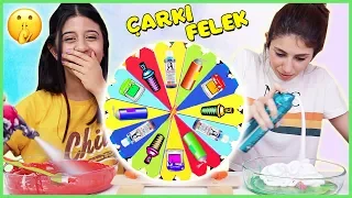Çarkıfelekten Ne Çıkarsa Slime Challenge Çarkta Slaym Malzemeleri Eğlenceli Çocuk Videosu Dila Kent