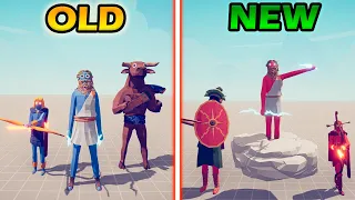 NEW ANCIENT TEAM vs OLD ANCIENT TEAM - Totally Accurate Battle Simulator | TABS