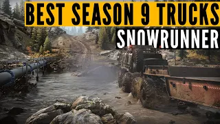 Top 10 SnowRunner BEST trucks for SEASON 9: Renew & Rebuild