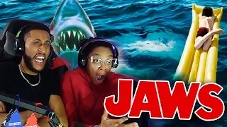 Even the KIDS 🧒 Sharks Are Brutal 🦈 - Jaws Movie Reaction *Genuine First Time Watching*