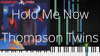 🎹 Hold Me Now, Thompson Twins, Synthesia Piano Tutorial