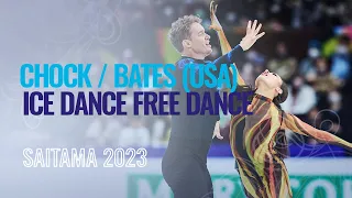 CHOCK / BATES (USA) | Ice Dance Free Dance | Saitama 2023 | #WorldFigure