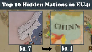 Top 10 RAREST and HIDDEN Country (Names) in EU4!