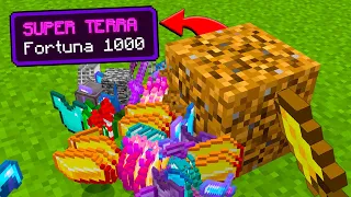 Zerando Minecraft Mas a Terra Larga Super Itens...