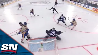 Peyton Krebs Fires Home One-Timer To Tie Game Vs. Maple Leafs