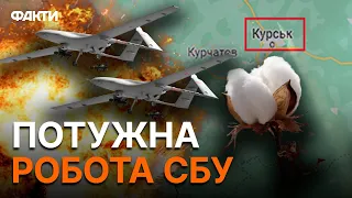 Су-30 та МіГ-29 вже НЕ ПОЛІТАЮТЬ! 16 дронів-камікадзе ВЛУЧНО АТАКУВАЛИ КУРСЬК