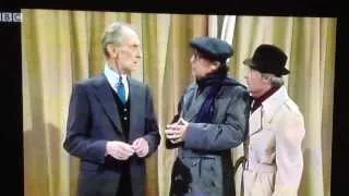 Peter Cushing doing Tommy Cooper on Morecambe and Wise.