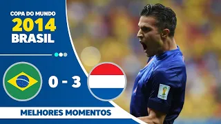 Brasil 0 x 3 Holanda   melhores momentos GLOBO FULLHD 1080p Copa do Mundo Brasil 2014 12 07