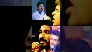 Top hero's live singing 💓 Battle 💓#vijay #dhanush #suriya #simbu #shorts