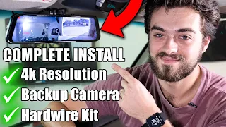 Dash Camera, 4k Mirror and Backup Camera Install | Wolfbox G900