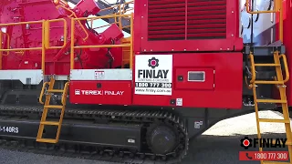 Terex Finlay I-140RS Impact Crusher at Work