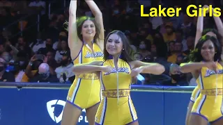 Laker Girls (Los Angeles Lakers Dancers) - NBA Dancers - 10/19/2021 1st QTR dance performance