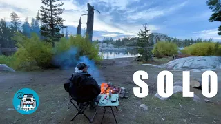 SOLO Adventure to EPIC Sierra Lakes at 8,000 feet!