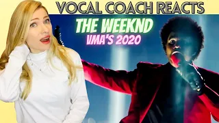 Vocal Coach/Musician Reacts: THE WEEKND 'Blinding Lights' Live VMA's 2020