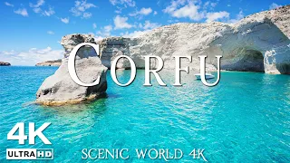 Corfu, Greece 4K Relaxation Film - Calming Piano Music - Natural Landscape