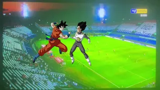 Goku y Vegeta pelean frente a 4 miyone de BolimBitas 🥵🐧