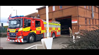*STATIONS TONES AND RESPONSE* Springbourne Fire Station turning out