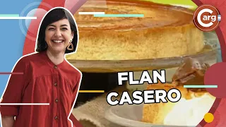 Flan y esencia de vainilla casero