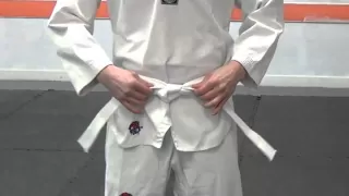 How To Tie Your Belt For Taekwondo