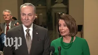 Pelosi and Schumer speak to reporters