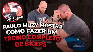 MUZY FAZ TREINO COMPLETO DE BÍCEPS NO CROSSOVER FT BERNARDO PALMER | #03