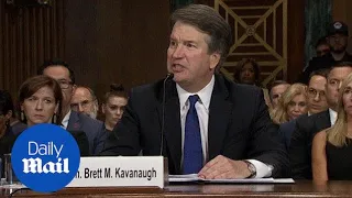 Brett Kavanaugh gives angry and tearful opening statement in hearing