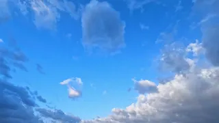 空 Today's morning sky morning moon〈GoPro Time-Lapse〉2024/03/30