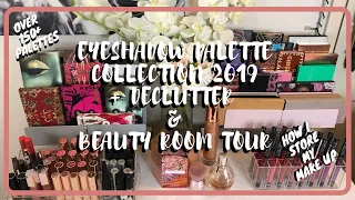 Eyeshadow Palette Collection over 150+ Palettes  | Declutter | WOC | Afrodite By Olympia
