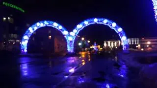 Новогодняя Центральная площадь г.Саранск 2014