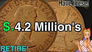 Top 6 Ultra UK one penny coins Rare One penny Coins That Are Worth A Lot Of Money!coins worth money!