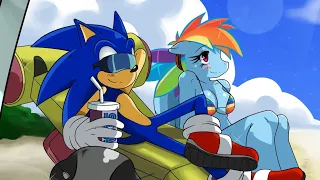 Sonic x Rainbow dash tribute everytime we touch