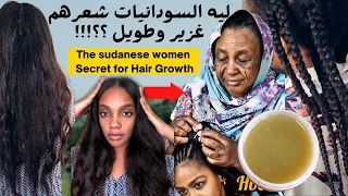 سر الشعر الما بيخلو من اي بيت سوداني | السر انكشف |Sudanese secret for thick long hair is REVEALED