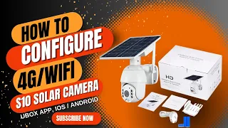 Crowny / S10 Solara 5MP 4G or Wifi Solar Camera How easy to Configure with UBox Application