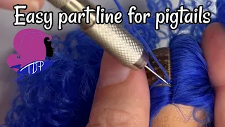 The Doll Planet Tutorial: Reroot an Easy Part or Pigtails