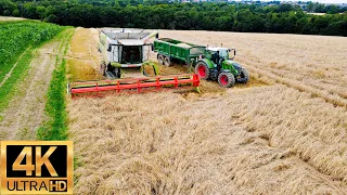 4K 2023 Harvesting Season CLAAS FENDT MASSEY FERGUSON YORKSHIRE UK