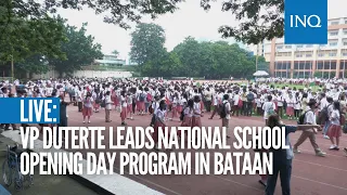 VP Duterte leads National School Opening Day in Bataan