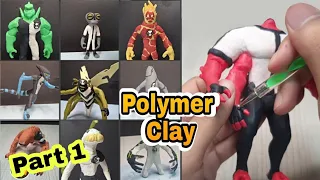 How to make BEN 10 all Original Alien using clay tutorial | Ben10 clay