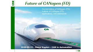 CANopen FD – status and future webinar 2020-05-19