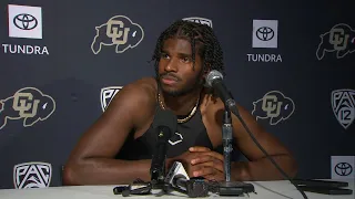 Postgame Interview: Shedeur Sanders speaks on Colorado's first loss of the season to Oregon