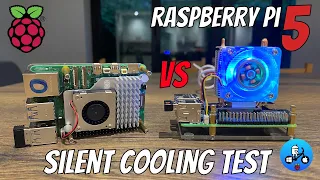52Pi ice tower cooler VS official active cooler. Raspberry Pi 5