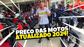 🏍️ Tabela de PREÇOS MOTOS 2024 HONDA Em JANEIRO de 2024 | Confira os Valores das Motos Honda! 🏍️