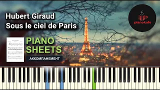 Hubert Giraud - Sous le ciel de Paris НОТЫ & MIDI | PIANO | PIANOKAFE