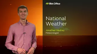29/01/23 – Rain for most places – Evening Weather Forecast UK – Met Office Weather