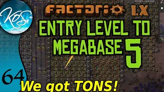 Factorio 1.X Entry Level to Megabase 5 - 64 - MOUNTAINS OF MODULES - Guide, Tutorial