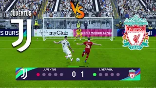 PES 2021- Penalty Shootout - C.Ronaldo vs Liverpool  - Juventus vs Salah | Gameplay PC