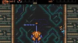 Contra Hard Corps Boss 5 Wrecking Machine (Perfect, No Power Ups)