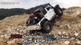 Traxxas TRX4 Defender D110 Pickup Truck Run & Off road Trail 4X4 Rc car