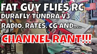 DURAFLY TUNDRA V3 RADIO,RATES,CG AND RANT ON MY CHANNEL by FGFRC